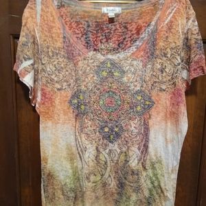 Dress Barn XL embellished tee shirt